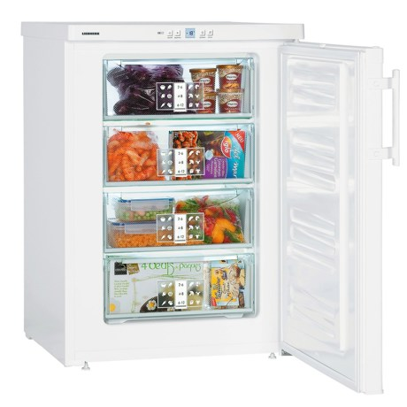 Congelator Liebherr GP 1476,103 L, SmartFrost, Control taste, Display, SuperFrost, 4 sertare, H 85.1 cm, Alb